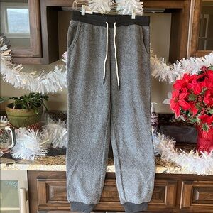Reverse Fleece Gray Joggers Soft Comfy Sweatpants Womens Medium